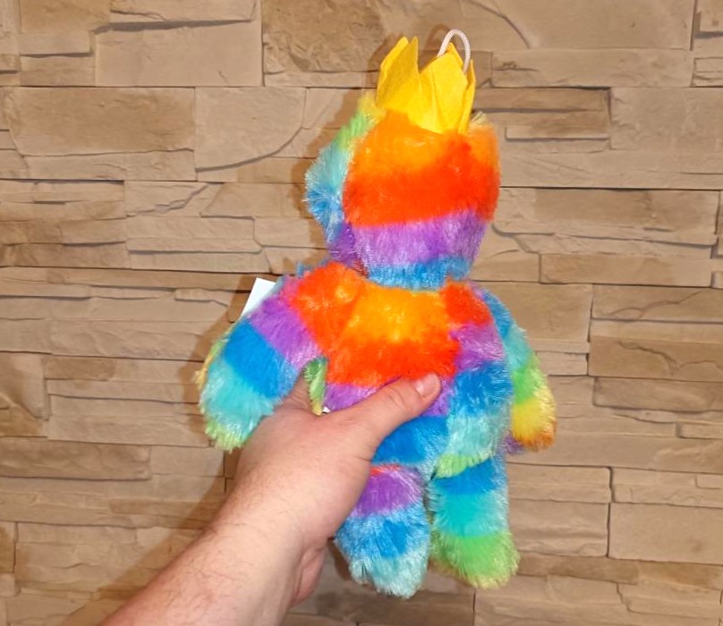 Plyšová hračka Rainbow Roblox Friends - duhovaný s korunkou
