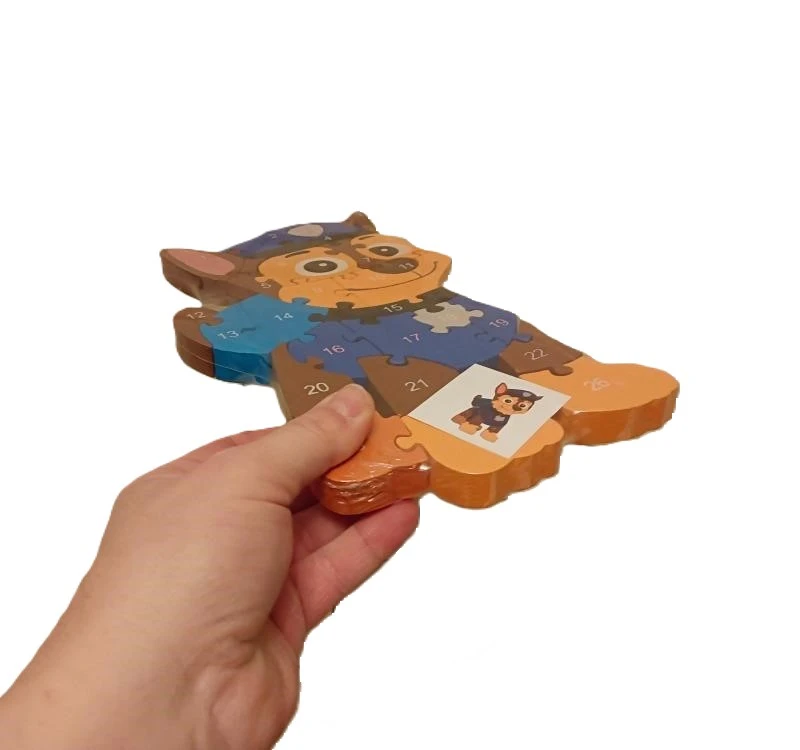 Vzdělávací dřevěné Puzzle Tlapková patrola - Chase