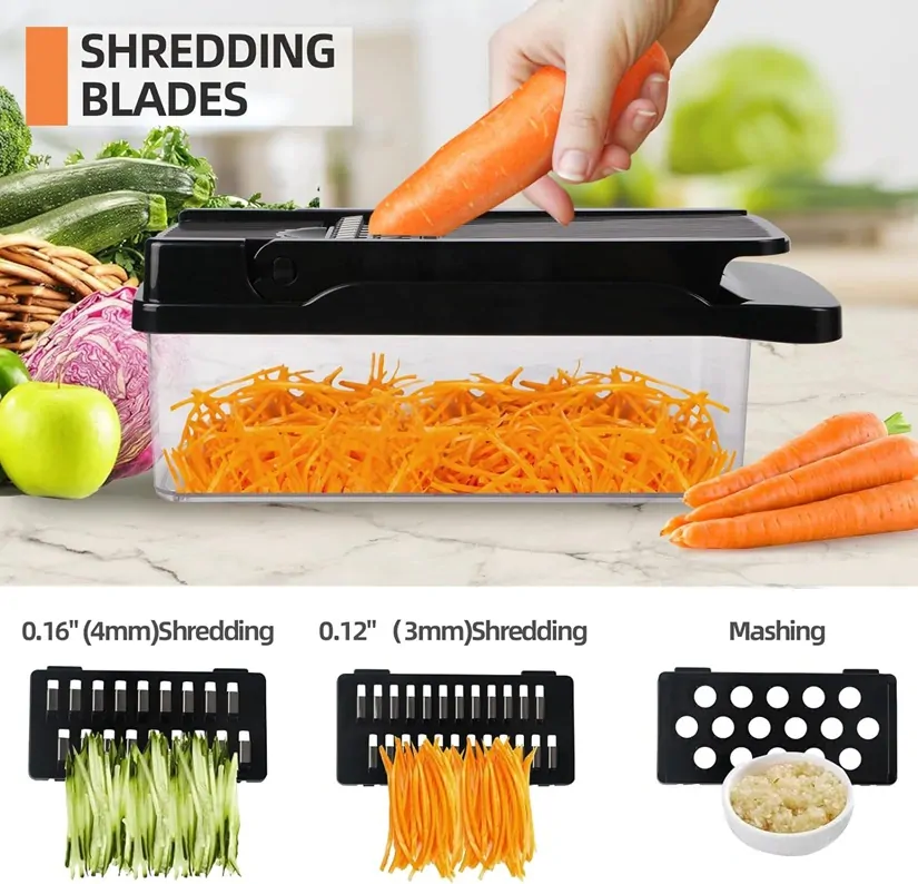 Multifunkční výklopný kráječ na ovoce a zeleninu Vegetable Copper
