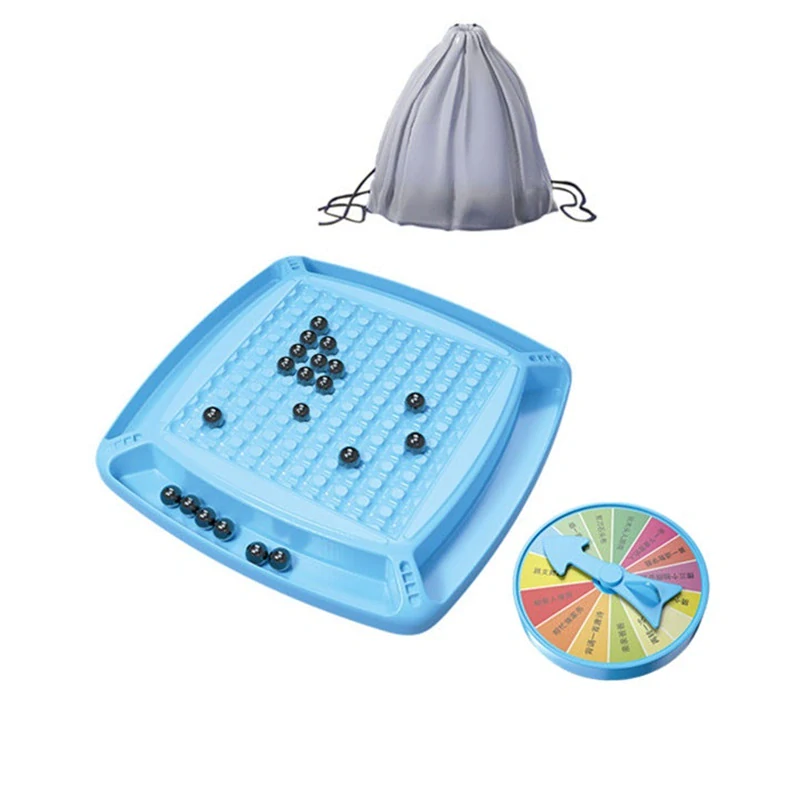 Strategická hra magnetické kuličkové šachy Magnetic Chess - 40 kusů magnetů