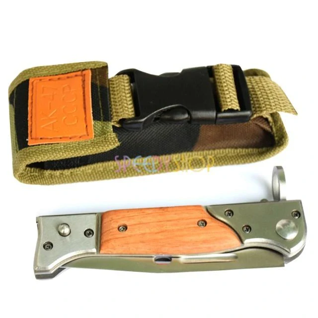 Vystřelovací nůž AK-47 CCCP s pouzdrem 22cm