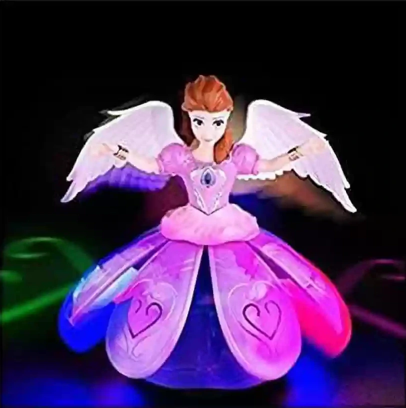 Svítící a tančící panenka s křídly Dance Princess