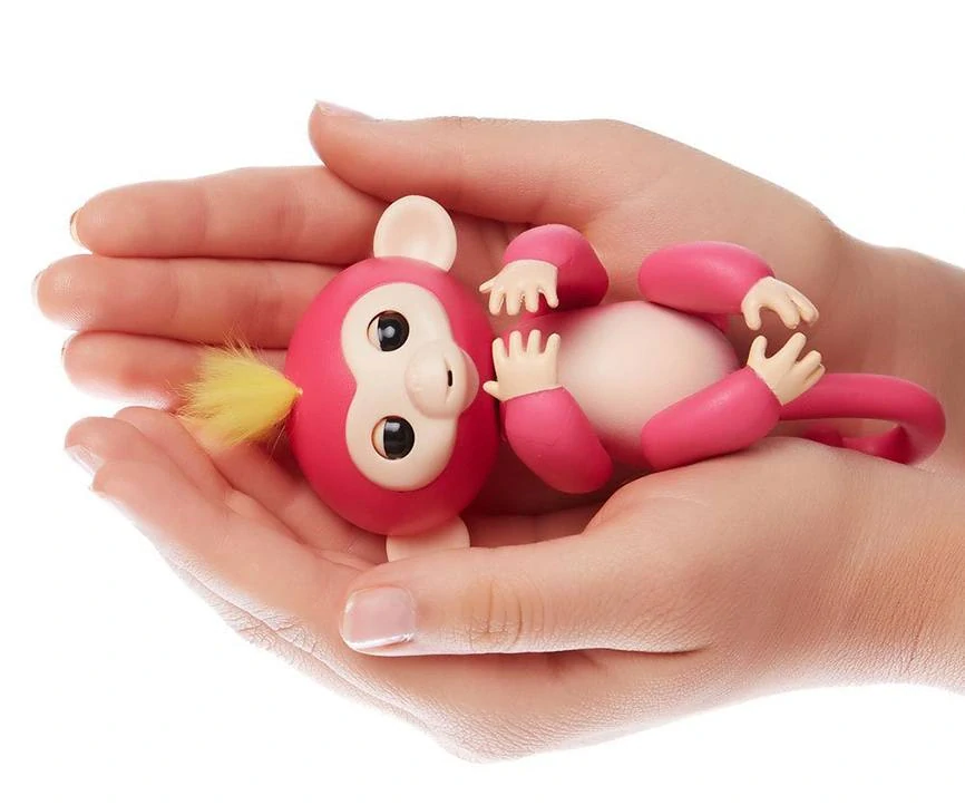 Interaktivní zábavná opička Happy Monkey - červená