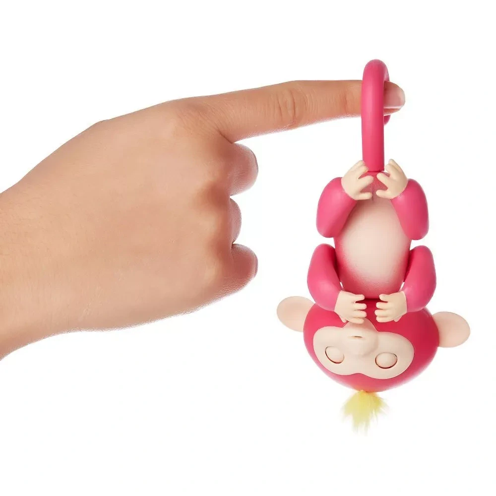 Interaktivní zábavná opička Happy Monkey - růžová