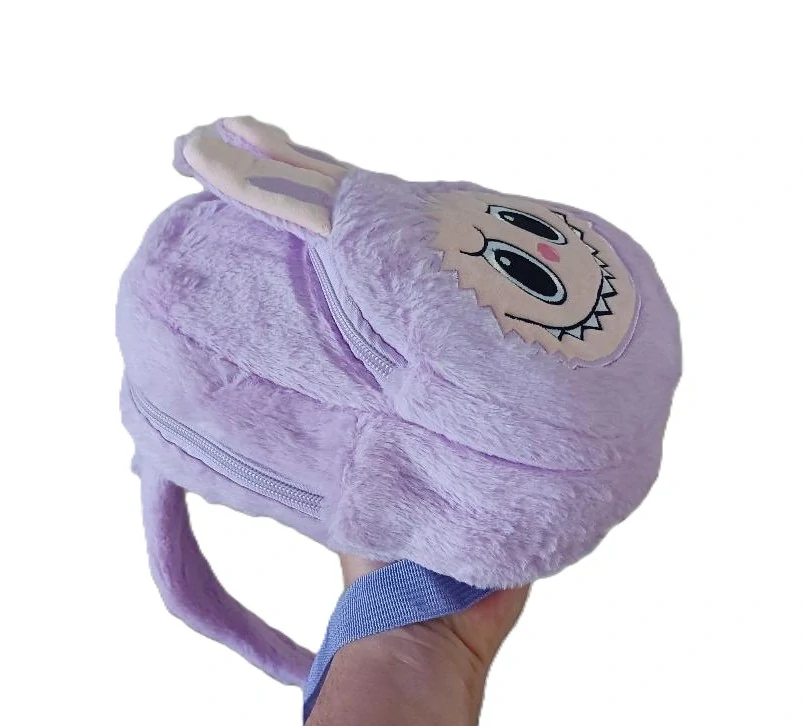 Plyšová hračka batůžek Labubu 26cm - fialový