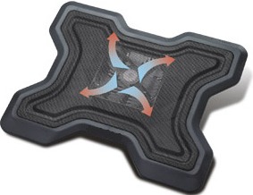 Chladící stojan pod notebook s ventilátorem ve tvaru X