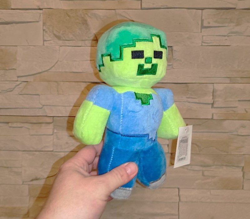 Plyšová hračka minecraft Zombie 