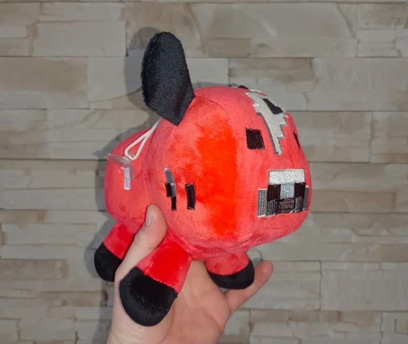 Plyšová hračka minecraft Baby Mooshroom 