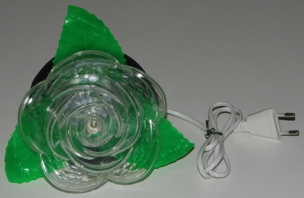 Otočná LED projekční lampa ve tvaru květiny 002 VÝPRODEJ
