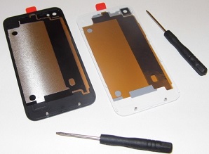 Zadní skleněný kryt Apple iPhone 4 - černý VÝPRODEJ