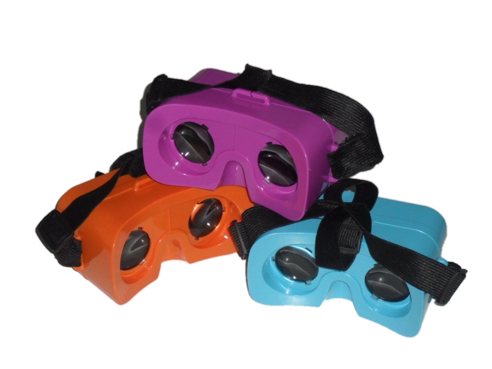 Virtuální 3D brýle na mobil VR BOX pro děti - více barev na výběr