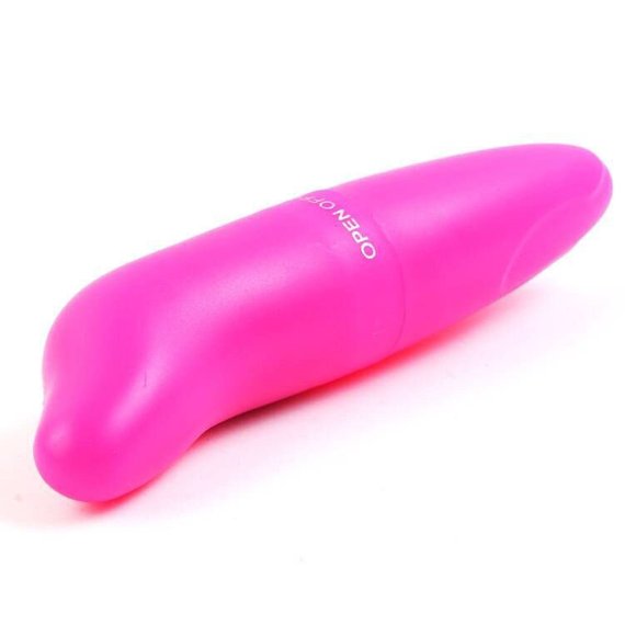 Vibrátor Mini G-spot Delfín - růžový