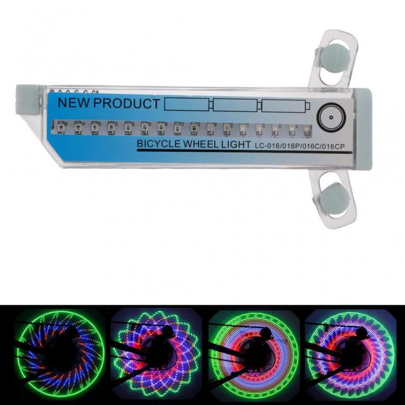 LED světlo do výpletu kola 