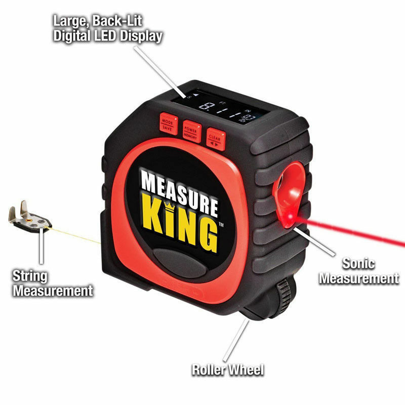 Multifunkční metr s laserem 3v1 Measure King 