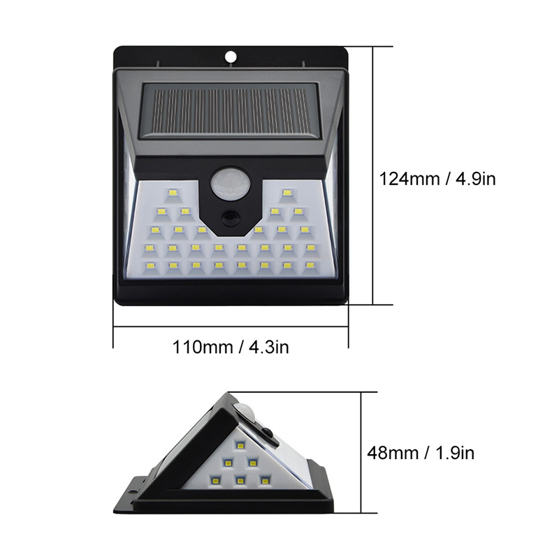Solární LED svítilna se senzorem pohybu T-2866