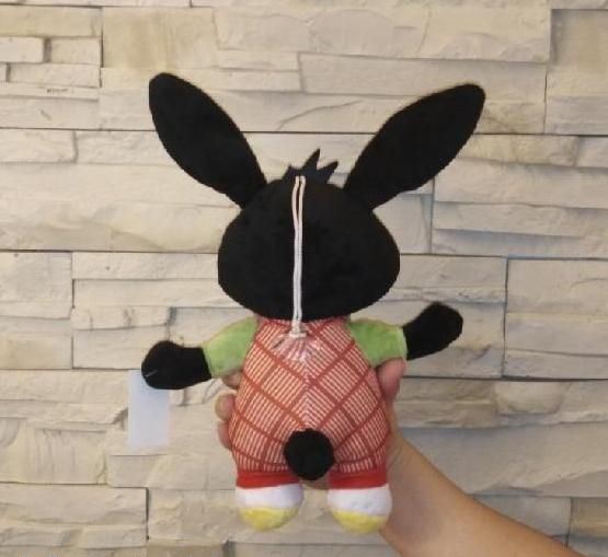 Plyšová hračka králíček Bing 28 cm - obleček s kárem
