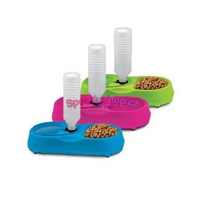 Automatický dávkovač krmiva pro psy a kočky Pet Feeder - růžový
