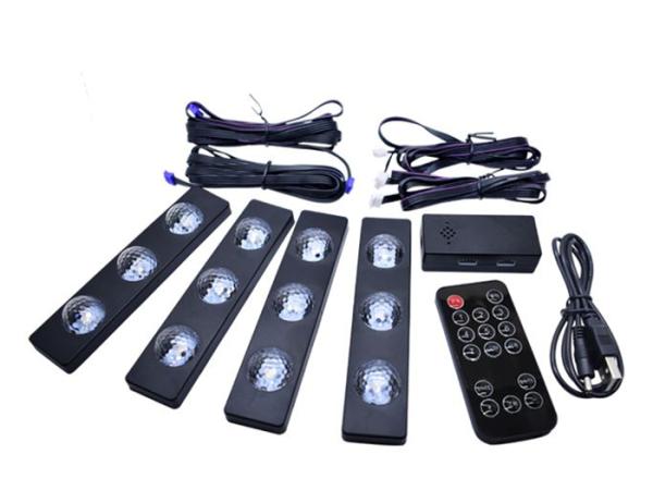 LED osvětlení do auta Disco koule