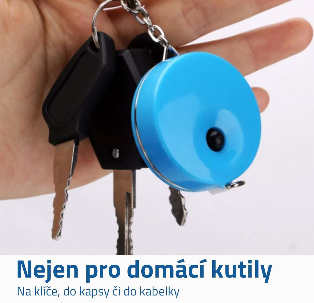 Klíčenka s metrem