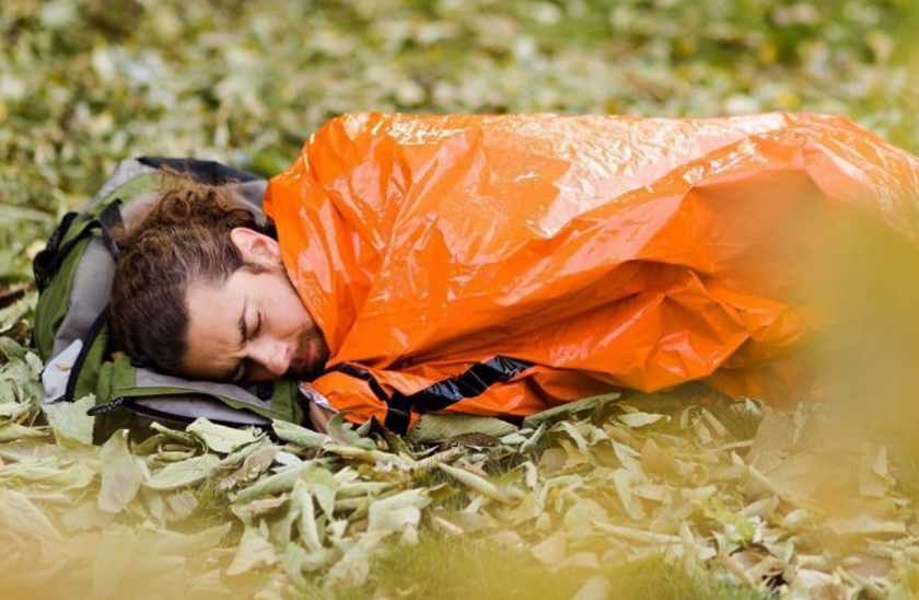 Nouzový outdoorový kempovací termální spací pytel 