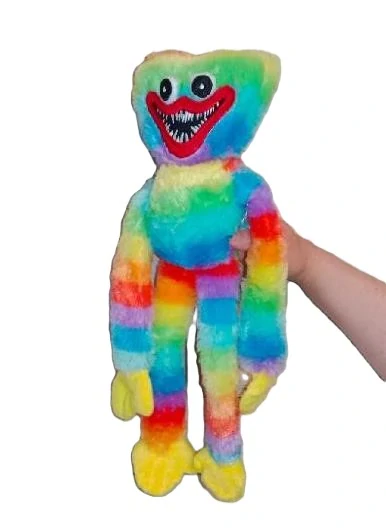 Huggy Wuggy plyšová hračka 40 cm - duhovaný