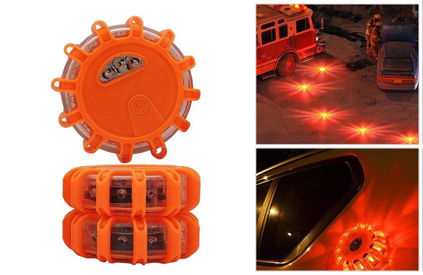 Speedy 0203 Výstražné světlo do auta s magnetem 12+3 LED