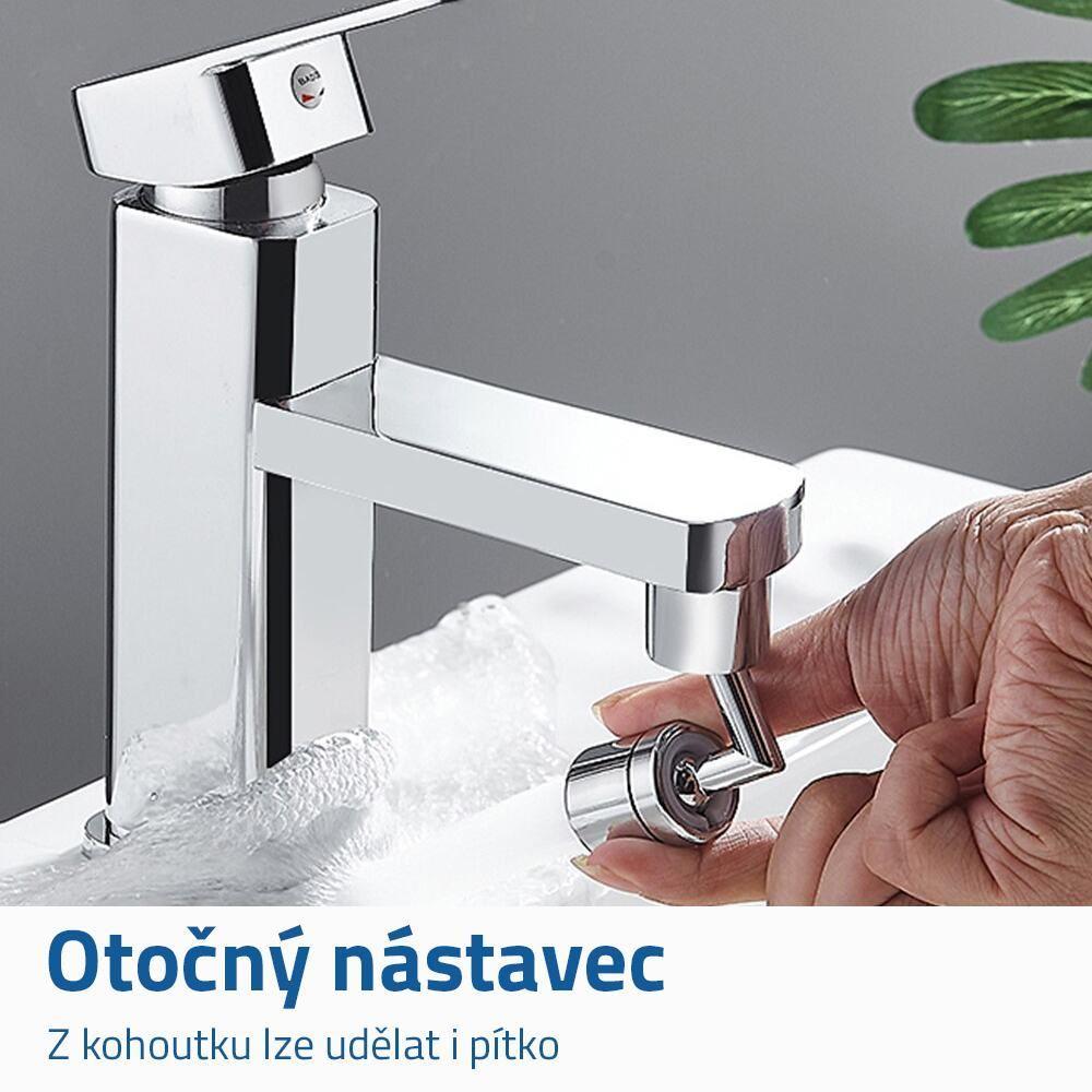 Otočný nástavec na vodovodní kohoutek s fontánou