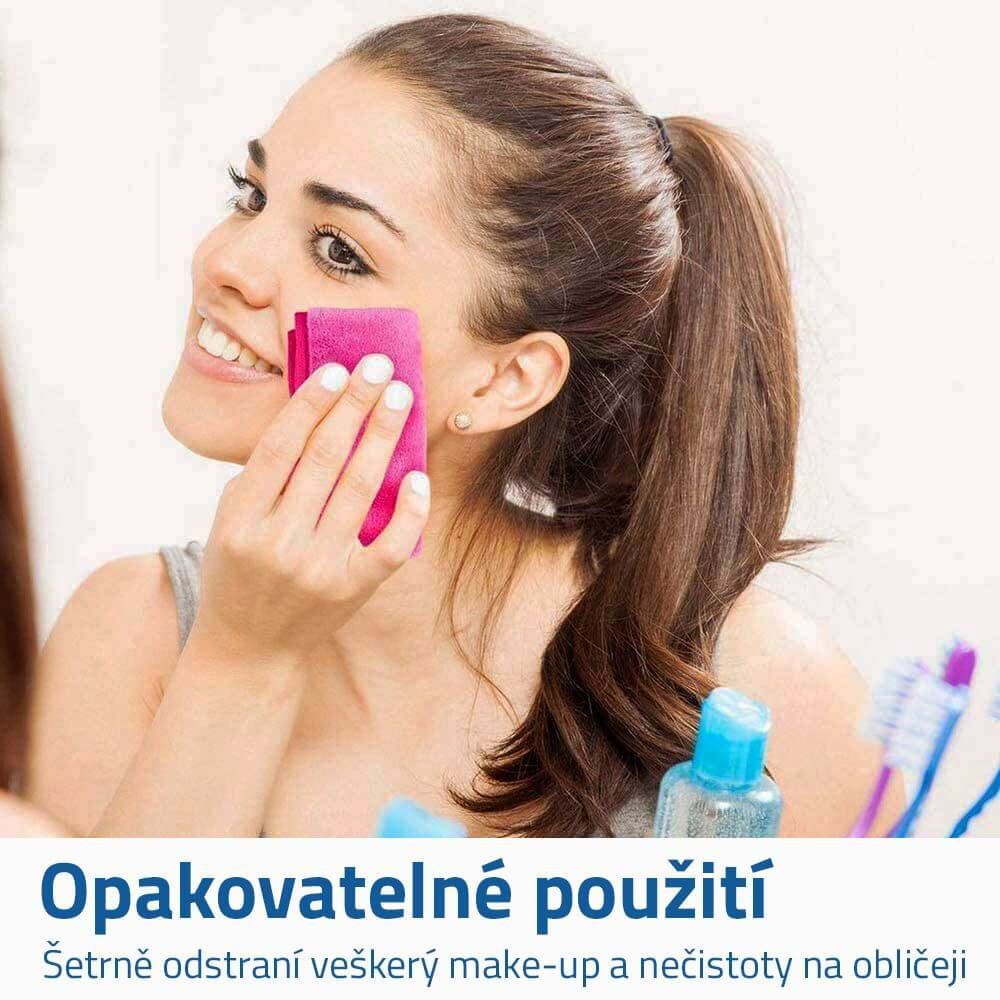 Odličovací žínka - tmavě růžová