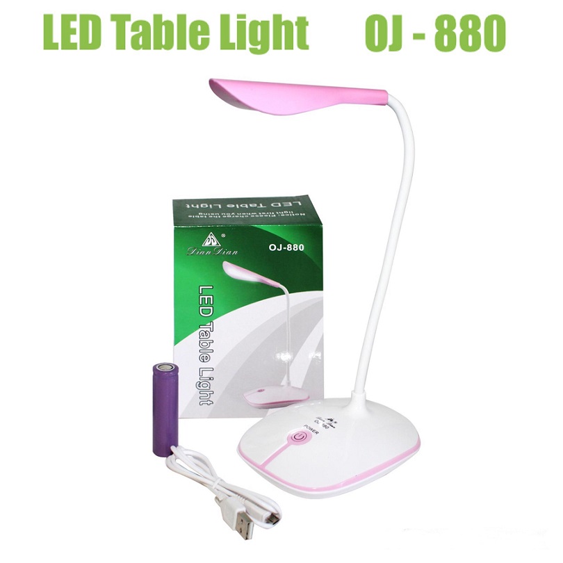Stolní LED lampička USB OJ-880 - více barev na výběr