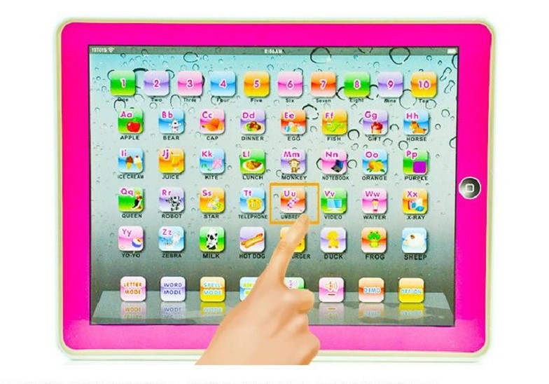 Chytrý vzdělávací tablet pro děti Y-Pad - růžový