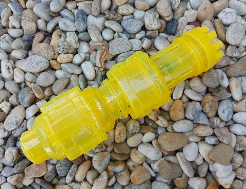Bublinková pistole bublifuk 13 bubble blaster - žlutá