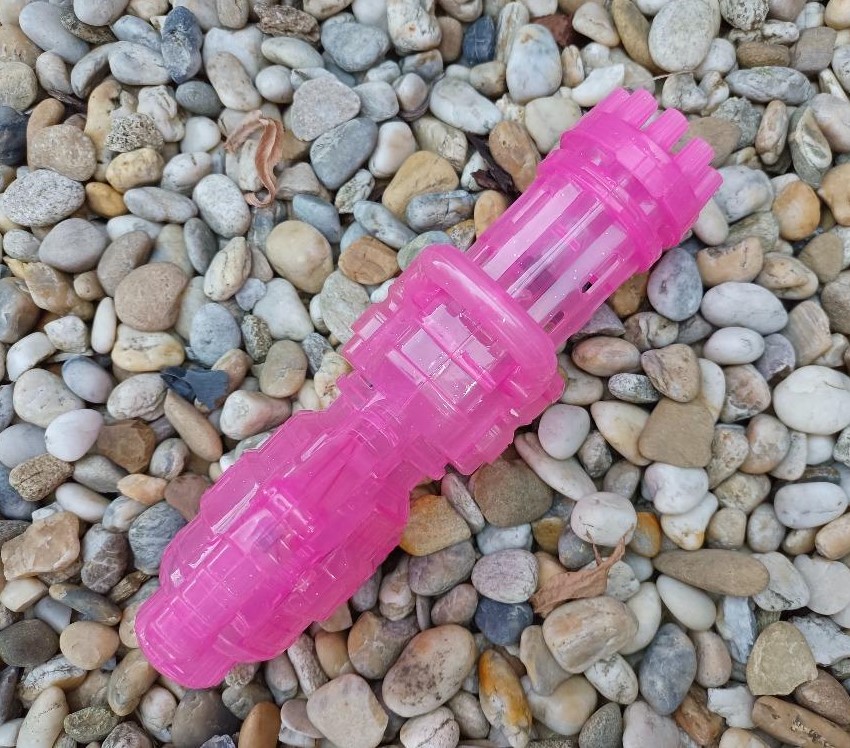 Bublinková pistole bublifuk 13 bubble blaster - růžová