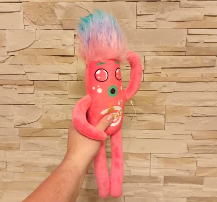 Plyšová hračka Nobody Sausage - růžová