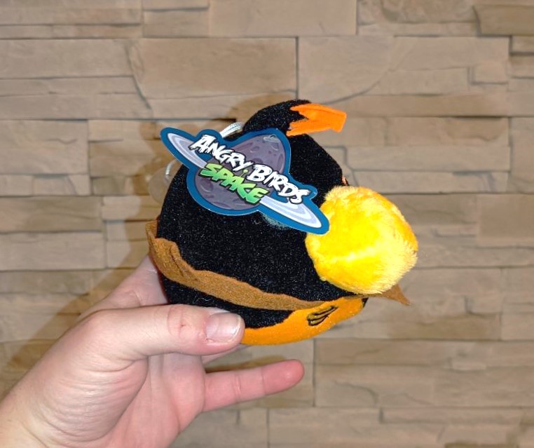 Plyšová hračka Angry Birds Space - černý
