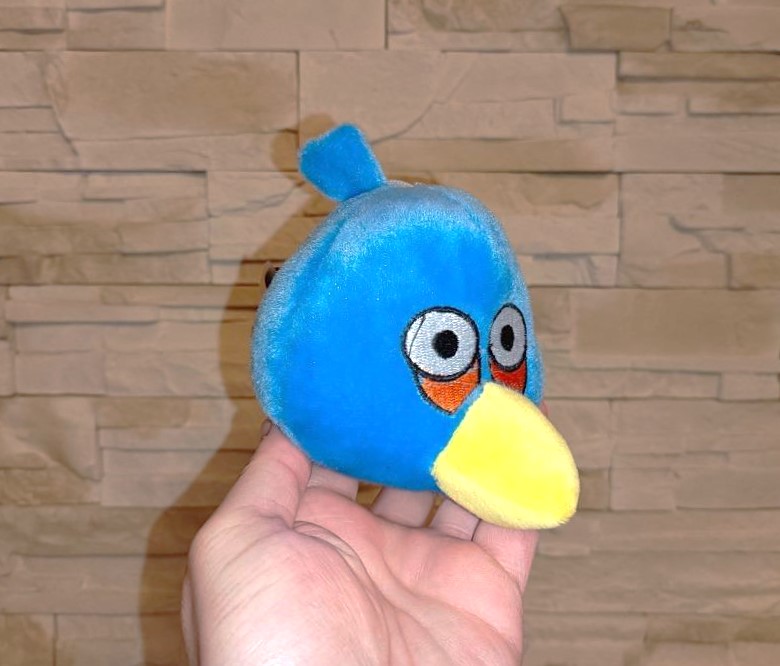 Plyšová hračka Angry Birds 11cm - modrý VÝPRODEJ