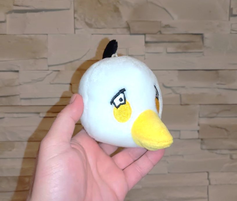 Plyšová hračka Angry Birds 11cm - bílý VÝPRODEJ