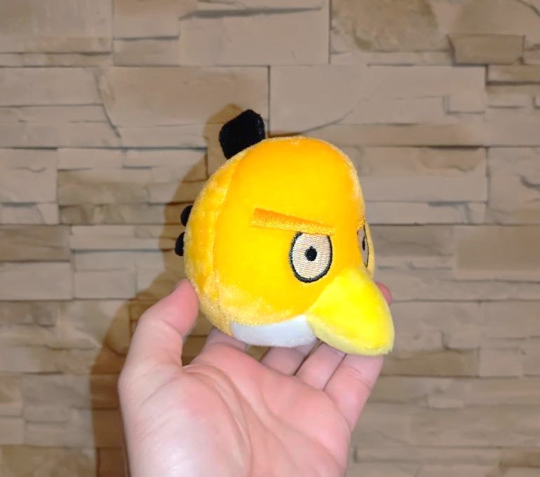 Plyšová hračka Angry Birds 11cm - oranžový VÝPRODEJ