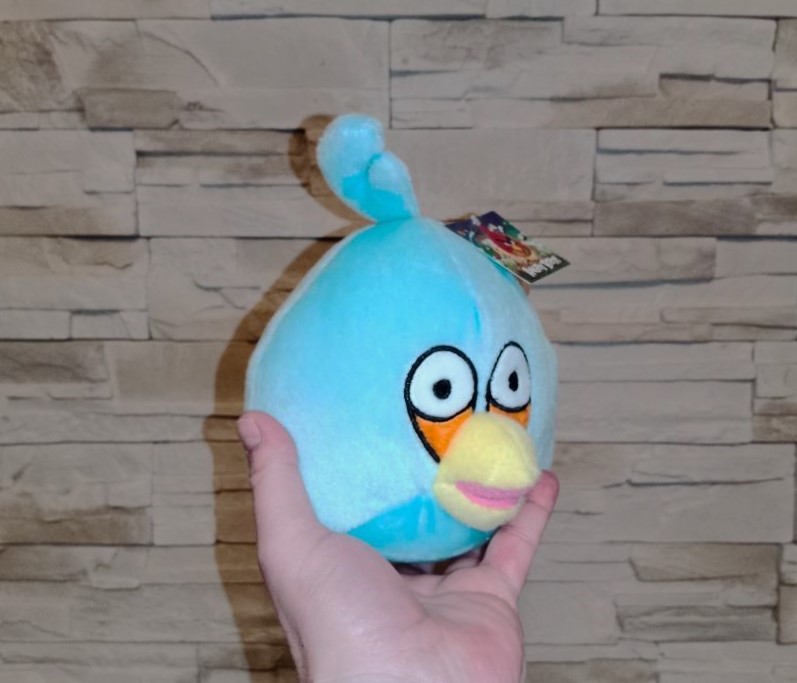 Plyšová hračka Angry Birds 15cm - modrý VÝPRODEJ