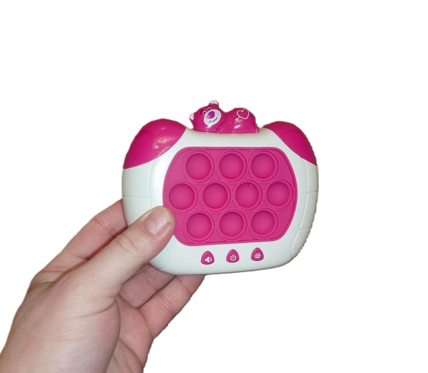 Elektronická hra Pop It Strawberry Teddy medvídek