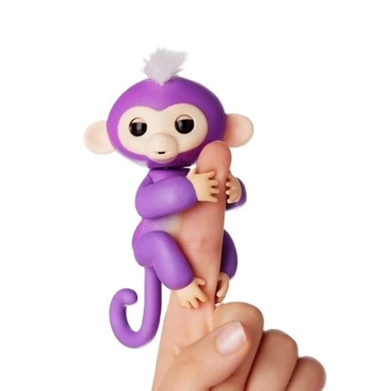 Interaktivní zábavná opička Happy Monkey - fialová