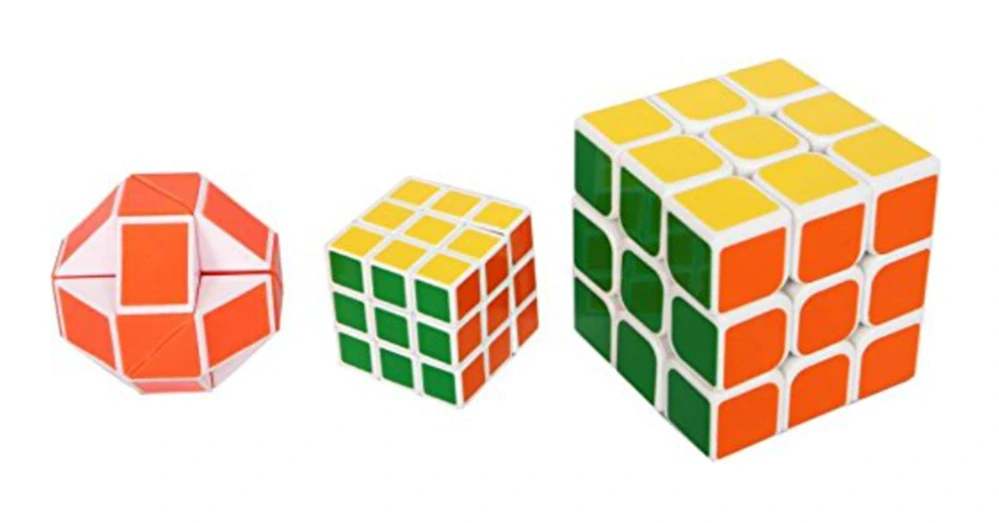 Hlavolam Magic Cube Rubik - sada 3 kusy