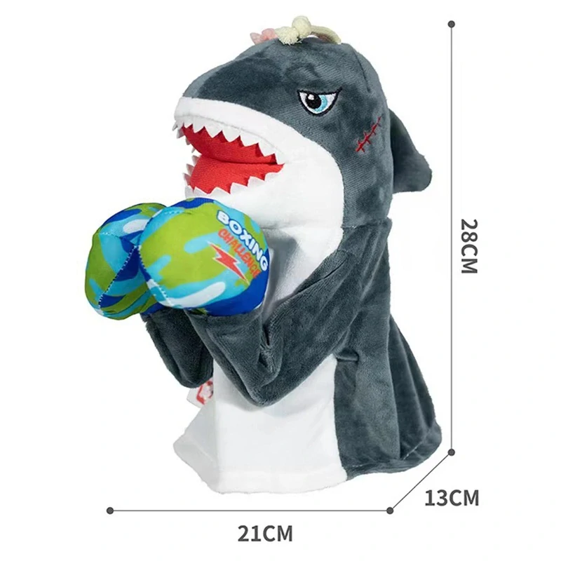 Boxovací plyšový maňásek - žralok Doll Shark