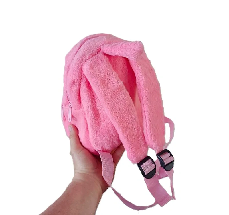 Plyšová hračka batůžek Labubu 26cm - růžový