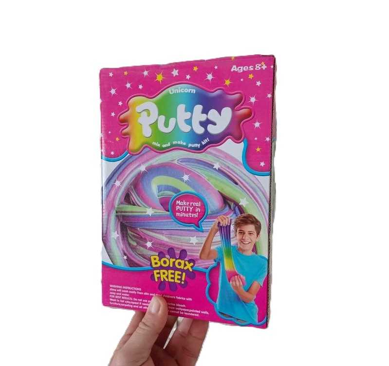 Výrobník slizu Unicorn Putty - růžové balení
