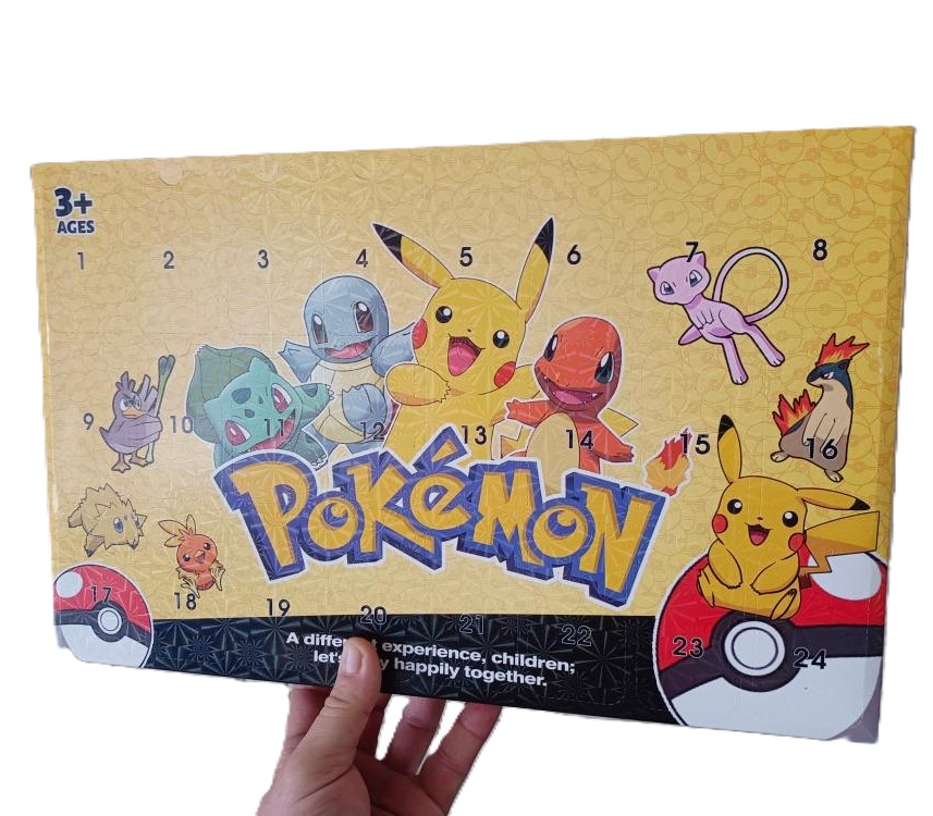 Mystery adventní kalendář s překvapením Pokémon 24ks