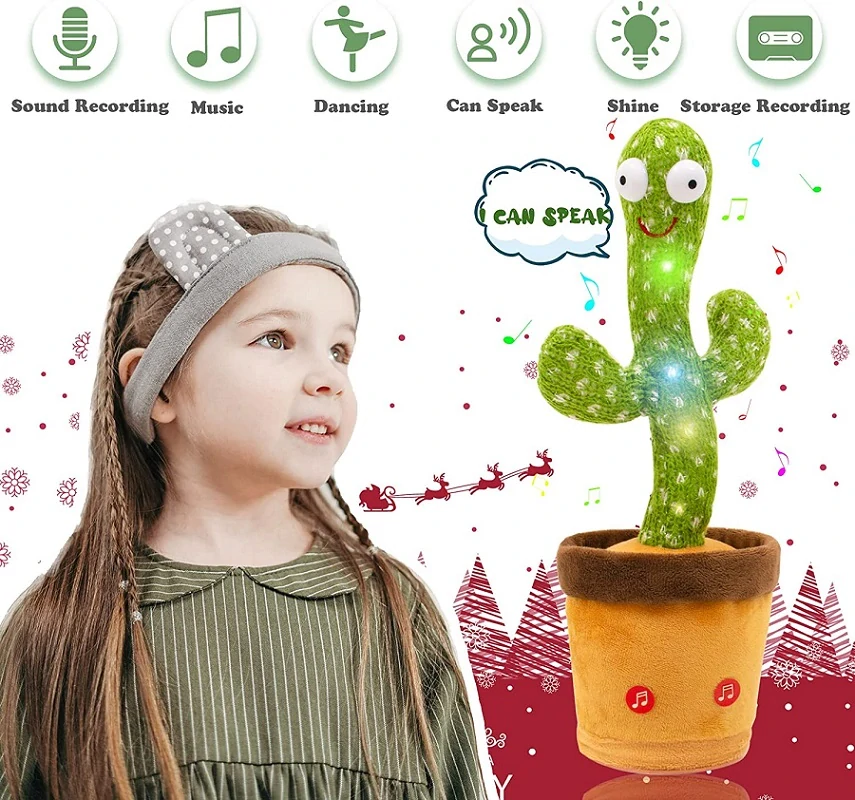 Zpívající a tančící kaktus USB kabel