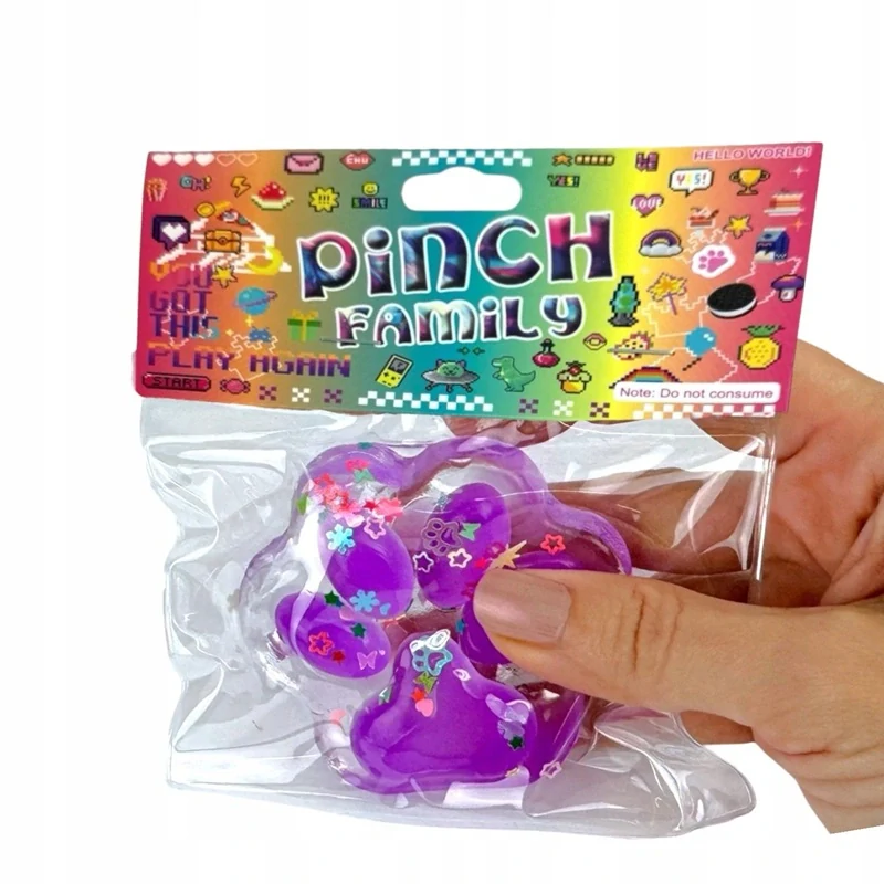 Relaxační a antistresová hračka Squish tlapka mini - více barev na výběr