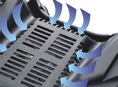 Chladící stojan pod notebook s ventilátorem ve tvaru X