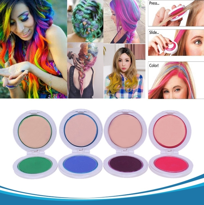 Křídová barva na vlasy Hot Hair 4 kusy