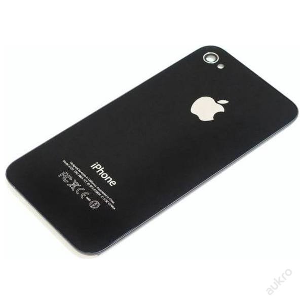 Zadní skleněný kryt Apple iPhone 4 - černý VÝPRODEJ